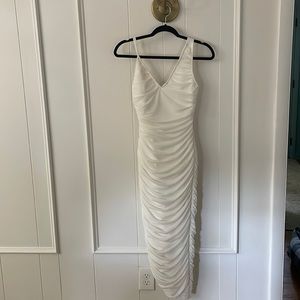 Bridal Ruched white dress